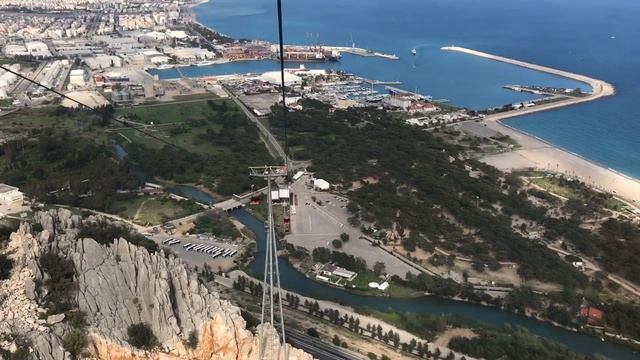 Канатная дорога на гору Тюнектепе в Анталии смотреть онлайн