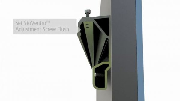 Вентилируемая фасадная система с отделкой стеклянными панелями Ventec Glass Panel