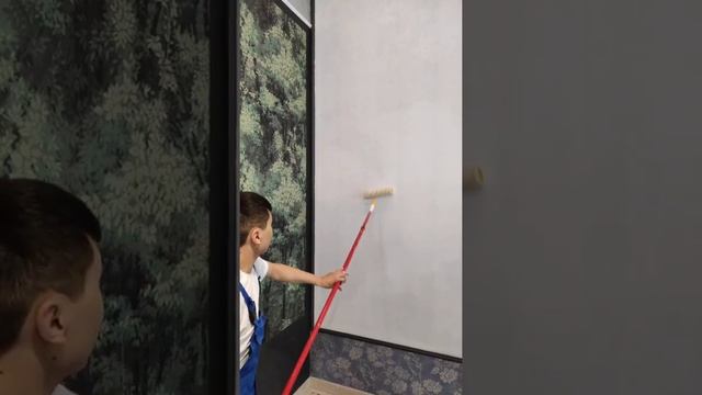 поклейка фрески ( бесшовных обоев, панно) смотреть онлайн