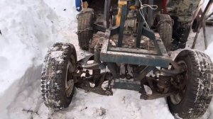 Гусеничный трактор/своими руками