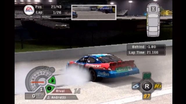 Creating my own Wreck Avoidance challenge | NASCAR 06: Total Team Control смотреть онлайн