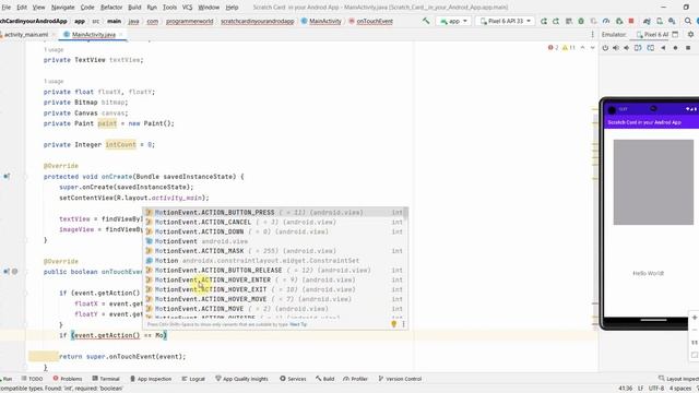 How to create scratch cards (without using 3rd party libraries/ dependencies) in your Android App? смотреть онлайн
