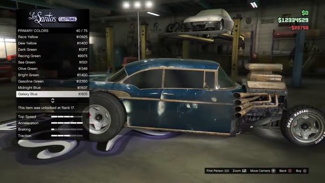 G TA 5 Online I Declasse Tornado Rat Rod FULL CUSTOMIZATION I PS4 Gameplay смотреть онлайн