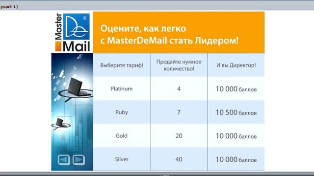 Презентация проекта MasterDeMail. Жабин И. 25/09/2012 смотреть онлайн