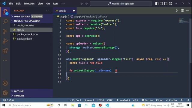 Node.js File Upload with Multer and Express: A Step-by-Step Guide смотреть онлайн