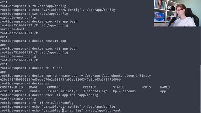 Docker volumes | Практика | Курс по docker смотреть онлайн