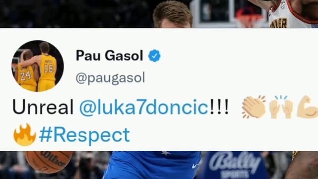 NBA PLAYERS REACT TO UNREAL STATLINE FROM LUKA DONCIC FIRST TIME IN NBA HISTORY 60PTS, 21REB, 10AST смотреть онлайн