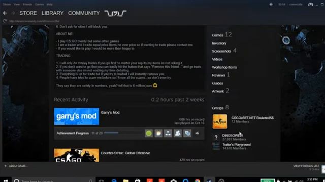 MY STEAM PROFILE|LOOKING TO TRADE смотреть онлайн