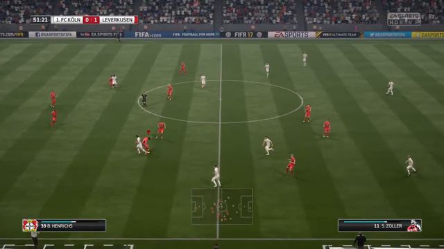 FIFA 17 - 1. FC KOLN VS BAYER 04 LEVERKUSEN GAMEPLAY - BUNDESLIGA SEASON смотреть онлайн