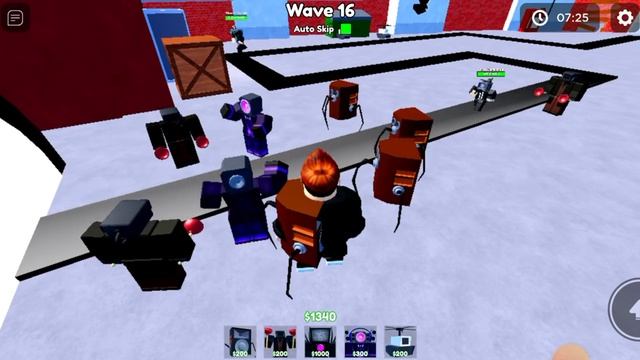 Toilet Tower Defense ? камера мены против скибиди туалетов | Roblox