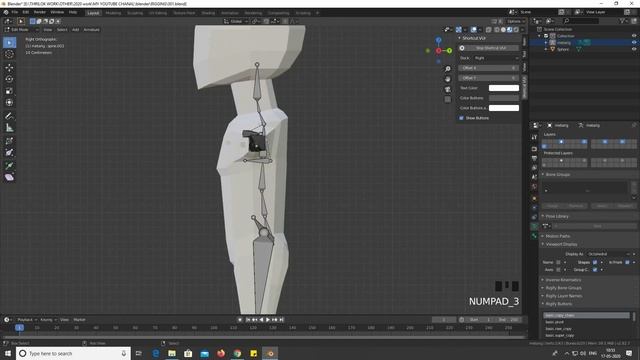 Rig a character quickly in blender 2.82 | Malayalam Tutorial. смотреть онлайн