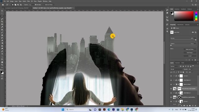 "Photoshop Double Exposure Techniques: Beginner's Tutorial for Amazing Results" смотреть онлайн