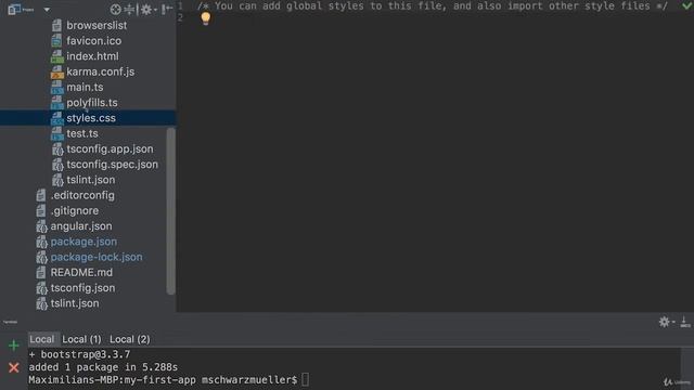 1.10 A Basic Project Setup using Bootstrap for Styling смотреть онлайн