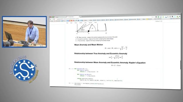 Space Mission Design with Python | EuroSciPy 2015 | Helge Eichhorn смотреть онлайн