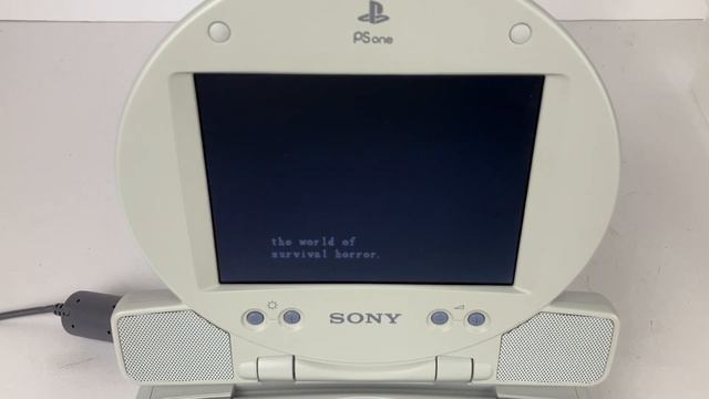PlayStation 1 PsOne Portable Console W/ LCD Screen Attachment Show & Tell + Resident Evil Gameplay
