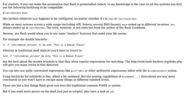 Unix & Linux: Use #!/bin/sh or #!/bin/bash for Ubuntu-OSX compatibility and ease of use & POSIX смотреть онлайн