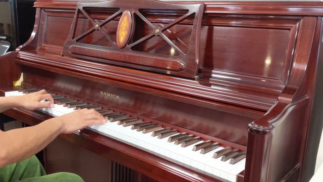 RHAT plays this Samick upright piano demonstrating "All Those Endearing Young Charms" ! смотреть онлайн