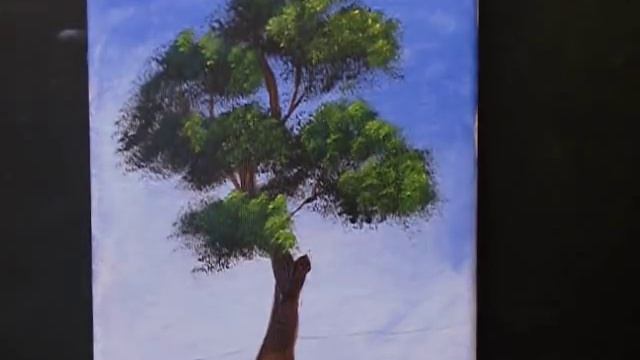 Einen Baum malen Bäume malen Wie malt man einen Baum mit Ölfarben смотреть онлайн