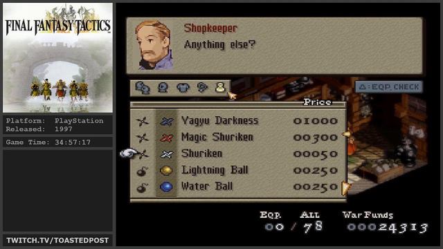 Final Fantasy Tactics (PS1) (Playthrough: Part 12/16) смотреть онлайн