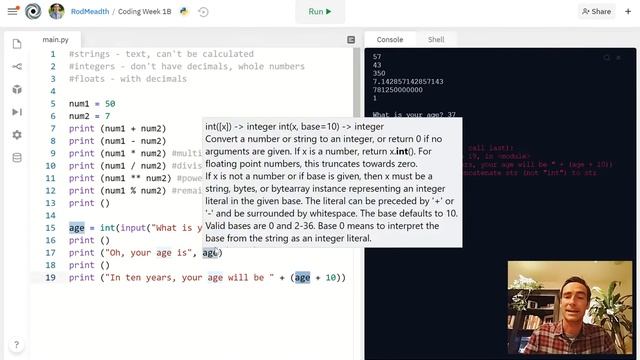 Providence Engineering Academy - Coding Week 1B смотреть онлайн