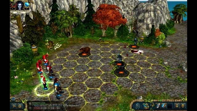 King's Bounty: Dark Side - Знакомство с послушницей Люсией и навигационные карты смотреть онлайн