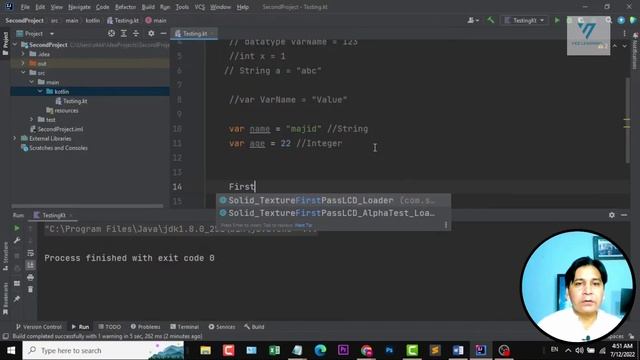 09. Android Kotlin Tutorial for Beginners | Variable Type смотреть онлайн