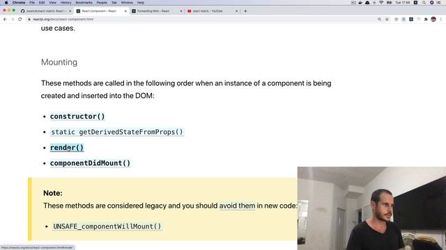 15 - react components - lifecycle смотреть онлайн