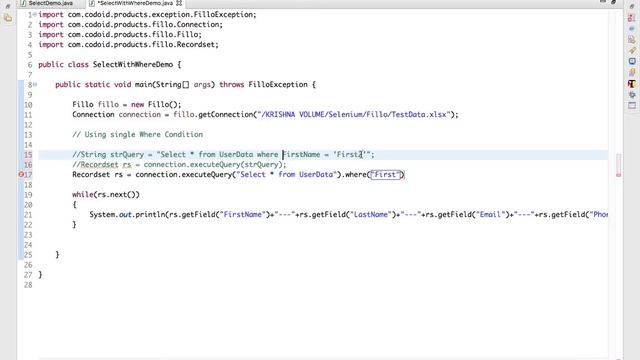 2. How to Read Excel Data using SELECT Query with WHERE Condition - Fillo Excel API смотреть онлайн