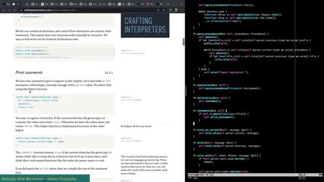 [Rust Programming] Crafting Interpreters: Day 25, Chapter 19 (Part 2) and Chapter 21 (Part 1) смотреть онлайн