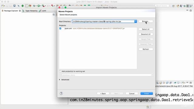 Spring framework Tutorial (112 Step 01 Setting up a project ) смотреть онлайн