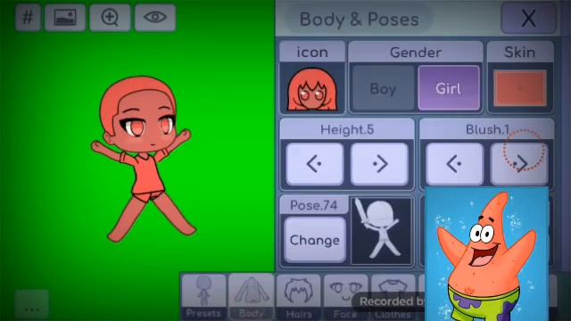 |создаю персонажей из Губки боба| | Gacha life | смотреть онлайн