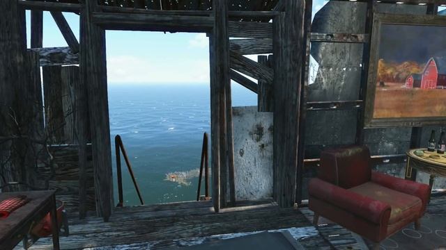 Settlements and Survival - Croup Manor Rooftop Outpost смотреть онлайн