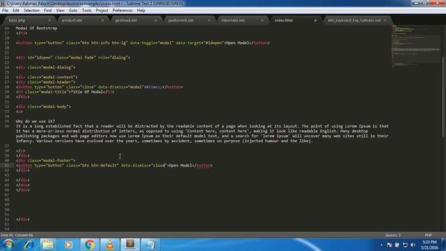 Bootstrap Modal смотреть онлайн