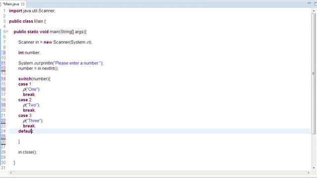 מדריך Java - פרק 11 - Switch / Case смотреть онлайн
