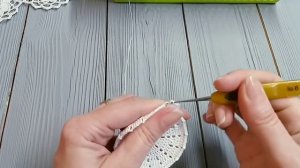 Вяжем изящную СКАТЕРТЬ крючком. Мотив. Часть 1. (свяжет любой)