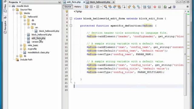 Moodle Programming: Part 9 - Block instance configuration 2 смотреть онлайн