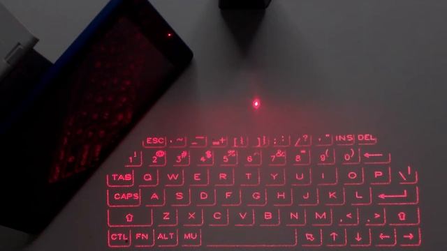 LASER KEYBOARD! Full set up with typing test!!! смотреть онлайн