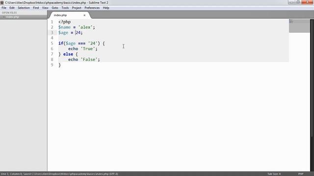 Learn PHP: Comparison operators смотреть онлайн