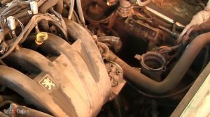 [Перекуп] #6-2 Снятие ГБЦ Пежо 406 - проводка и колектор