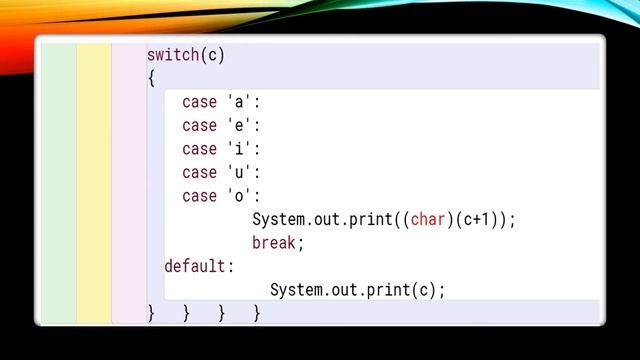 Program to replace vowel with next character смотреть онлайн
