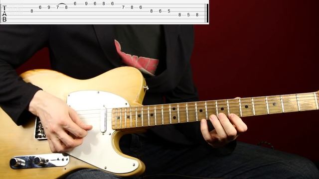 Как играть простое, но эффектное Джаз Блюз соло - Уроки игры на гитаре Первый Лад смотреть онлайн