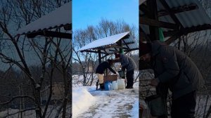 зимние будни без воды в снт (((