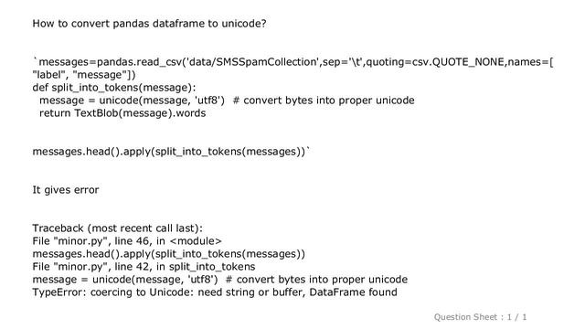 Pandas : convert pandas dataframe to utf8 смотреть онлайн