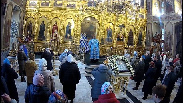 1.4.23 Часы и Божественная литургия. Суббота Акафиста. Похвала Пресвятой Богородицы. смотреть онлайн
