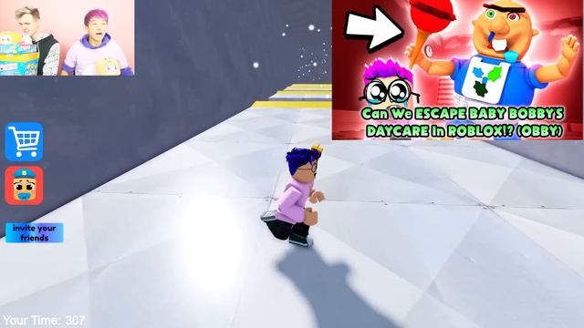 Can We Escape BABY BARRY'S PRISON RUN In ROBLOX!? (OBBY) смотреть онлайн