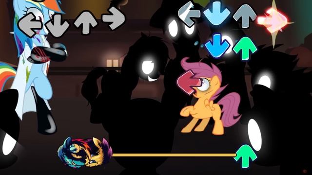 Friday Night Funkin' VS My Little Pony: Darkness Is Magic V2 | Corrupted MLP (FNF Mod/Pibby Glitch) смотреть онлайн