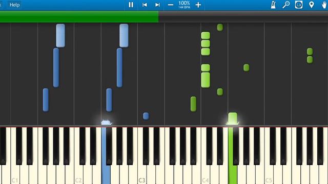 🎹 Hatsune Miku - Cantarella (Piano Tutorial Synthesia) ❤️♫ смотреть онлайн