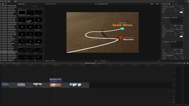 Easily create animated travel paths / routes in Final Cut Pro | Tutorial | FCPX Full Access смотреть онлайн