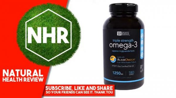 Sports Research, Omega 3 Fish Oil, Triple Strength, 1250 mg, 180 Softgels