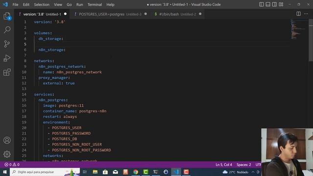 N8N - Como fazer a instalação e configuração EFICIENTE com PostgreSQL + Docker #02 смотреть онлайн